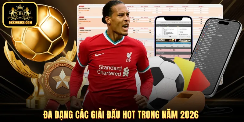 Đa dạng các giải đấu hot trong năm 2026